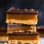 Homemade Keto Caramel Slice (Millionaires Shortbread) recipe photo