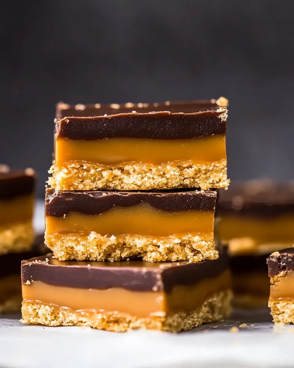 Classic Keto Caramel Slice (Millionaires Shortbread) dish photo