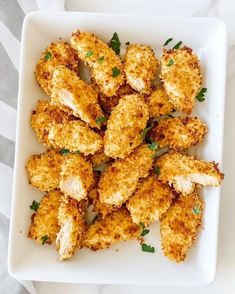 Easy Keto Chicken Tenders recipe photo
