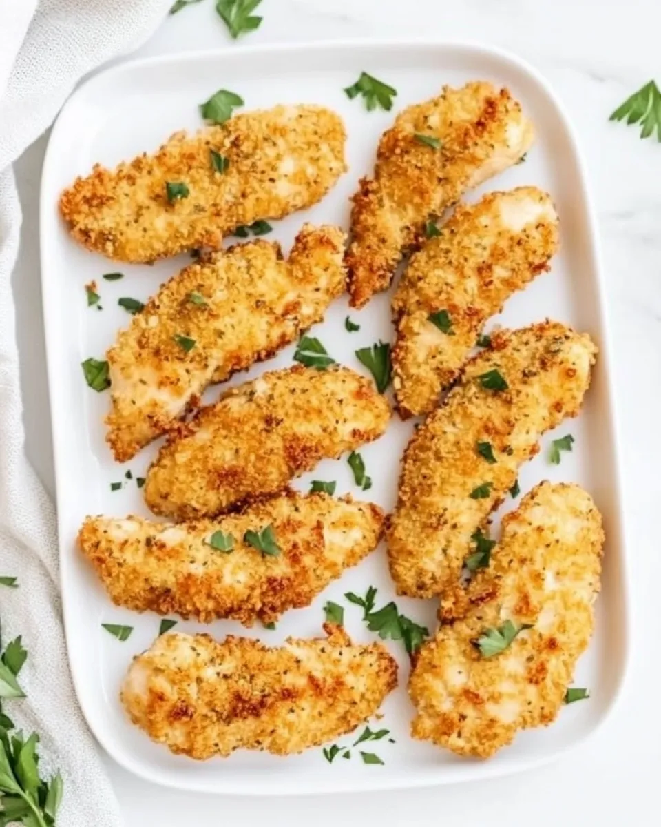 Delicious Keto Chicken Tenders shot