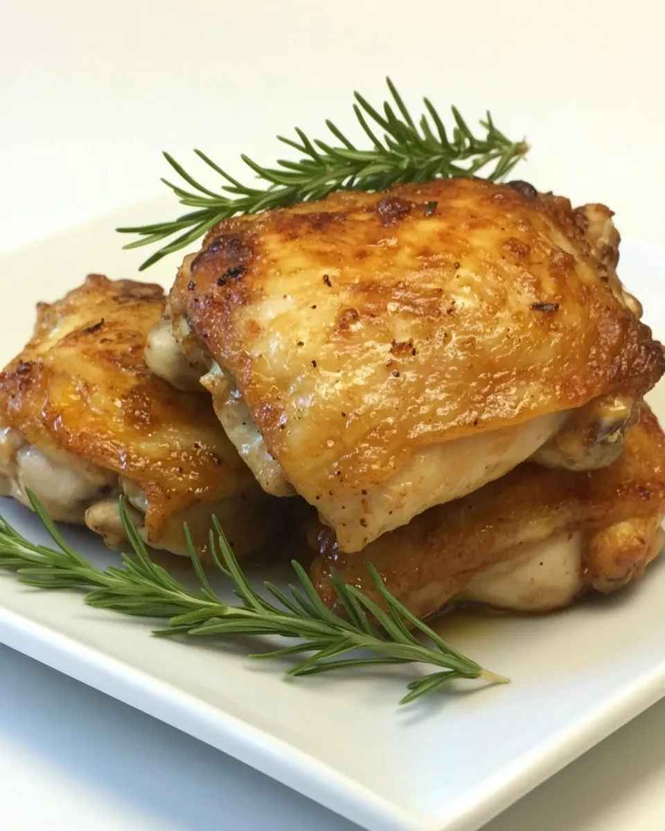 Classic Keto Chicken Thighs dish photo