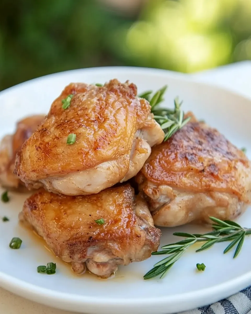 Delicious Keto Chicken Thighs food shot
