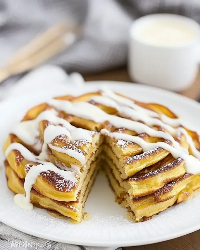 Homemade Keto Cinnamon Roll Pancakes photo