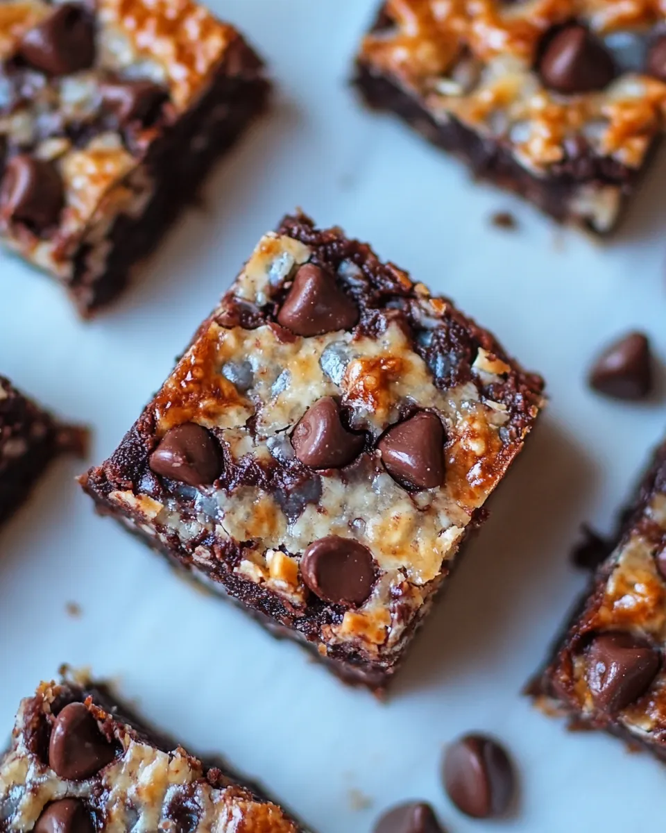 Easy Keto Magic Bars recipe photo