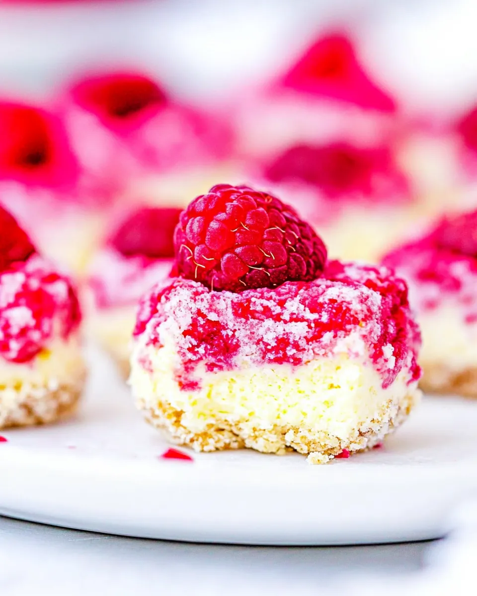 Easy Keto Raspberry Cheesecake Bites recipe photo
