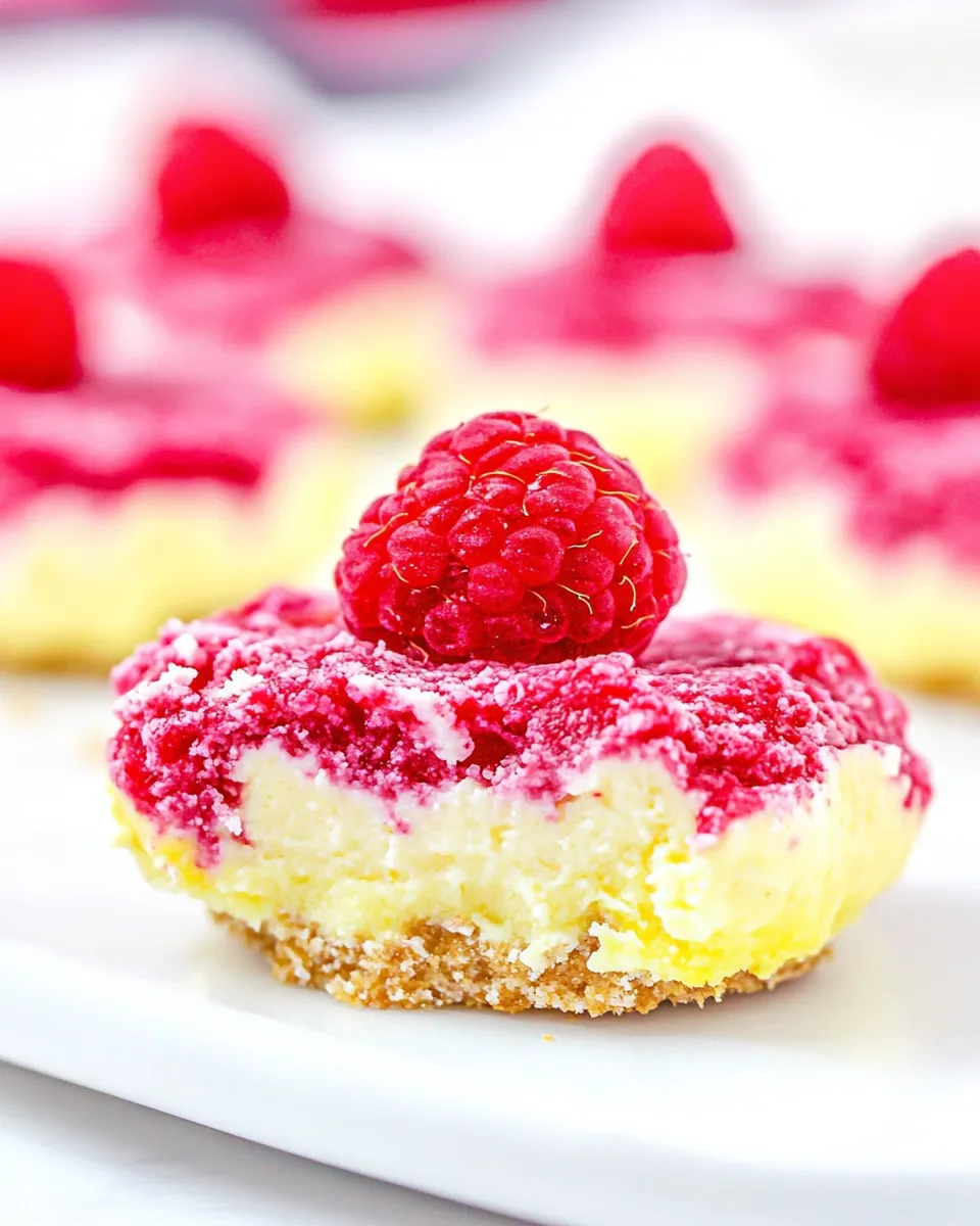 Tasty Keto Raspberry Cheesecake Bites shot