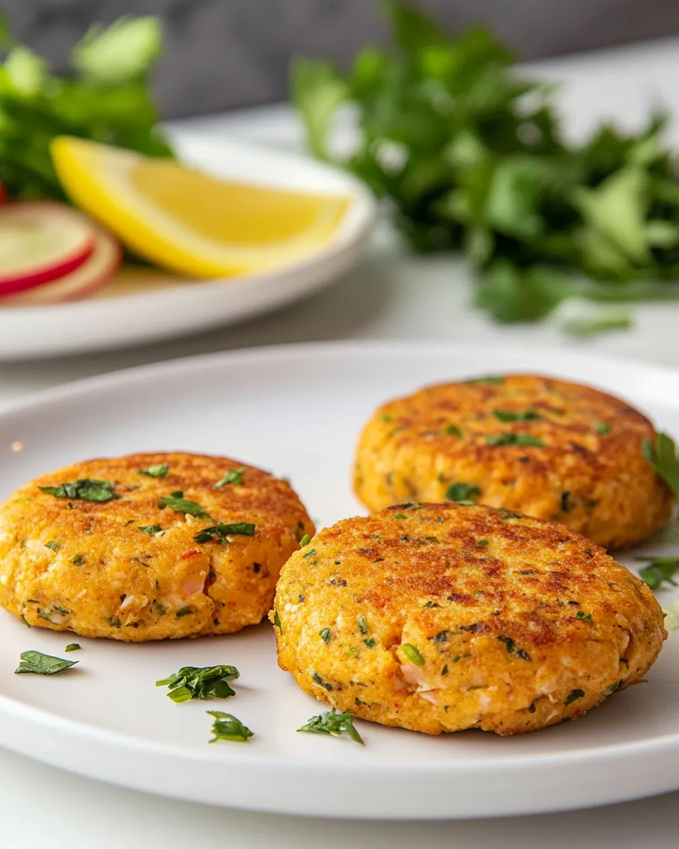 Delicious Keto Salmon Patties shot