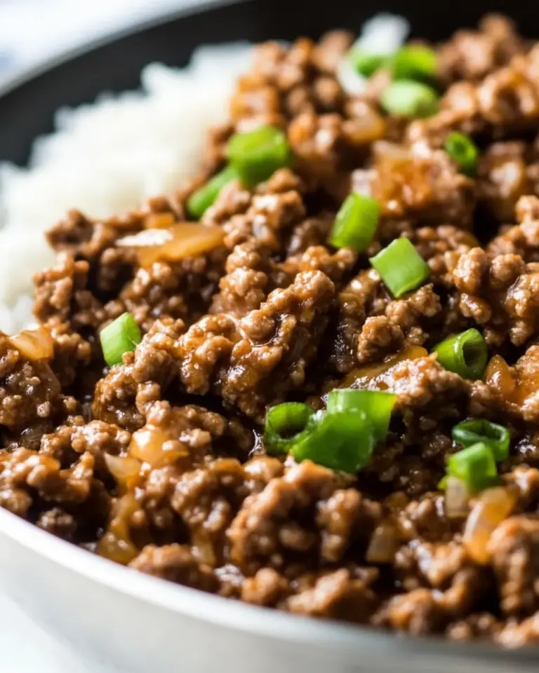 Easy Korean Ground Beef Skillet photo