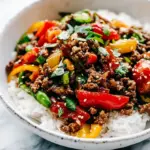 Easy Korean Ground Beef Stir Fry photo