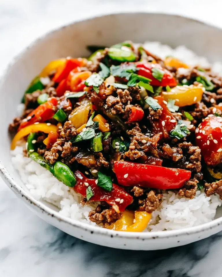 Easy Korean Ground Beef Stir Fry photo