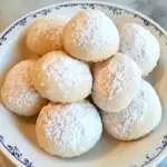 Homemade Kourabiedes Greek Butter Cookies photo