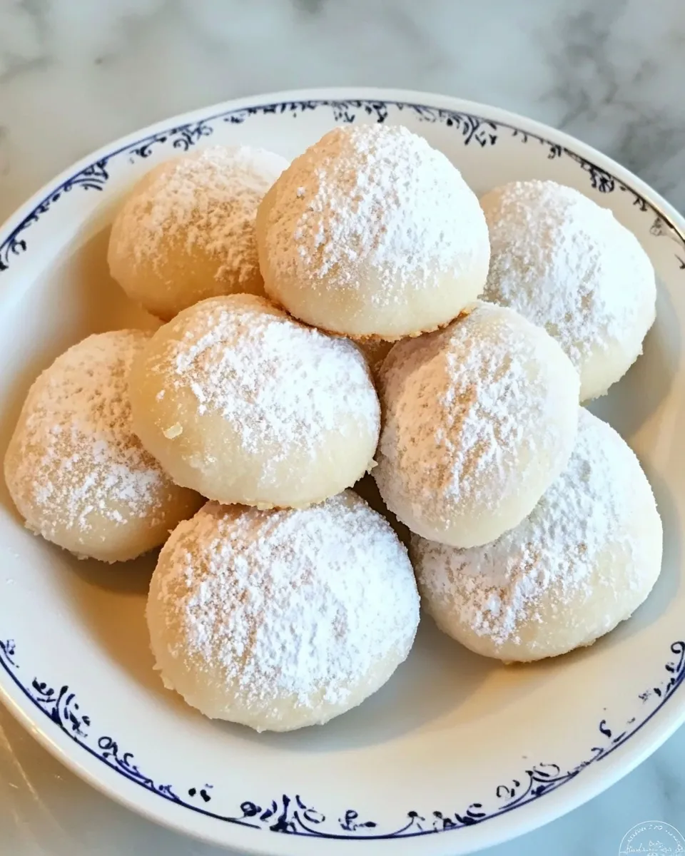 Homemade Kourabiedes Greek Butter Cookies photo