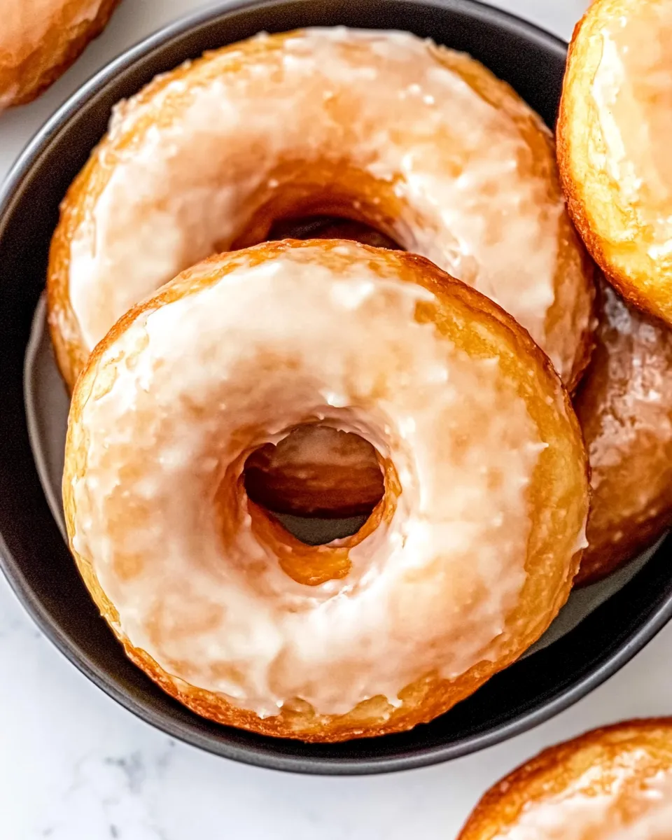 Easy Krispy Kreme Donut Recipe shot