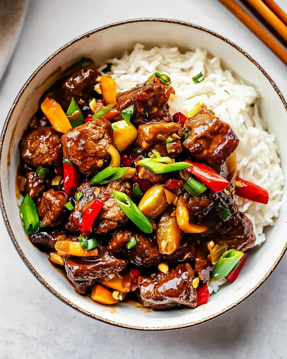 Homemade Kung Pao Beef photo