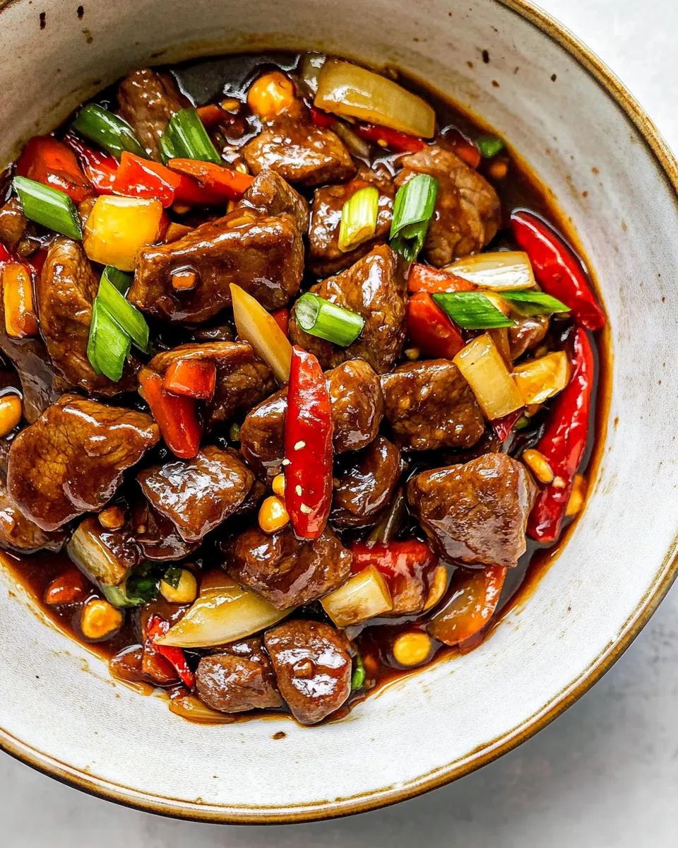 Easy Kung Pao Beef recipe photo