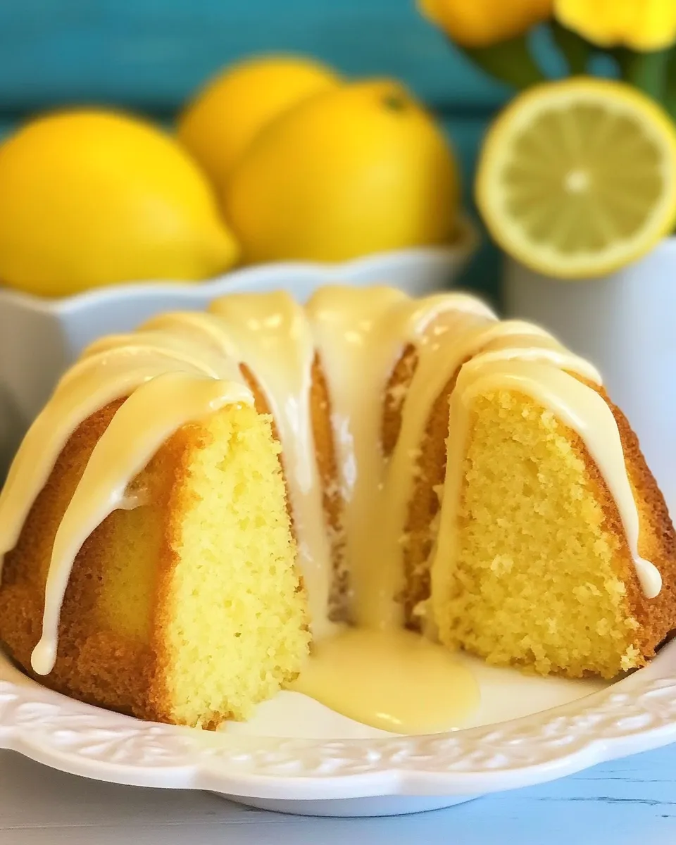 Easy Lemon Bundt Cake recipe photo