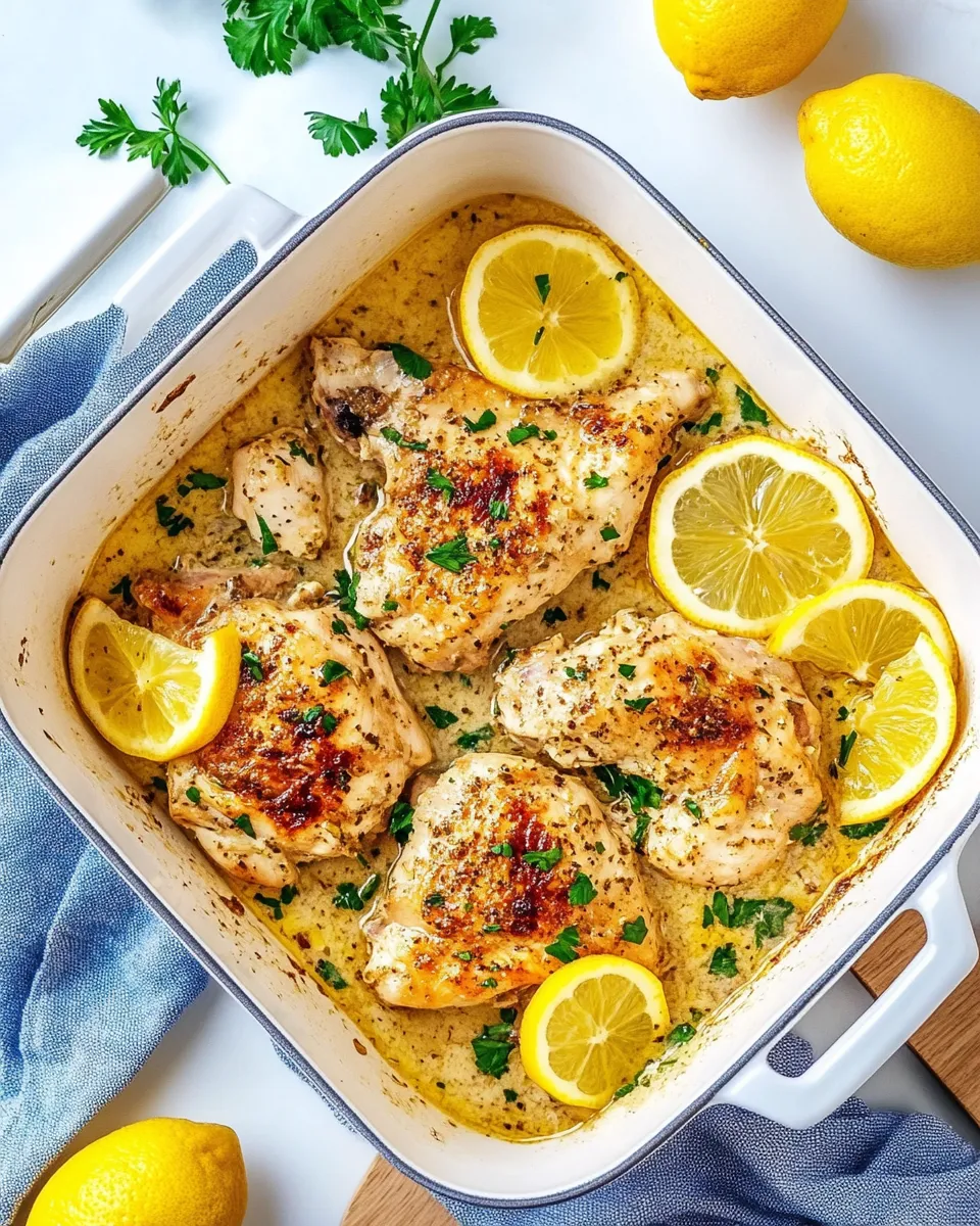 Homemade Lemon Butter Chicken photo
