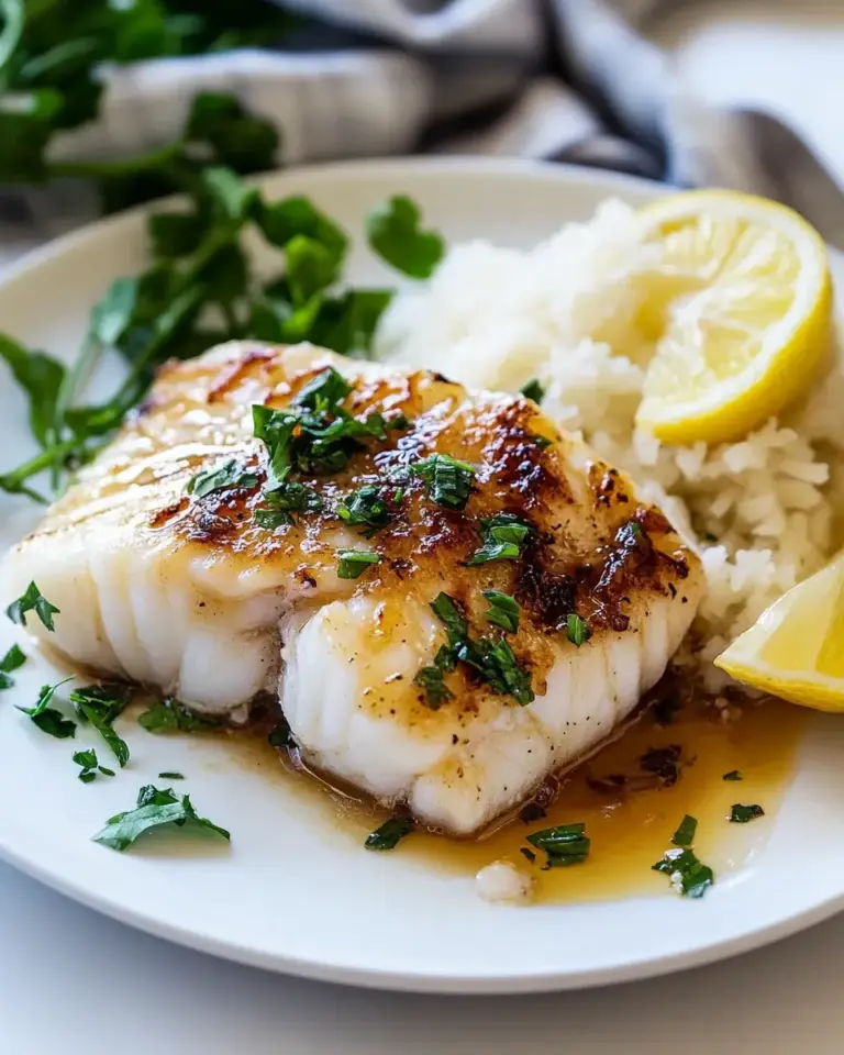 Homemade Lemon Butter Cod Recipe photo