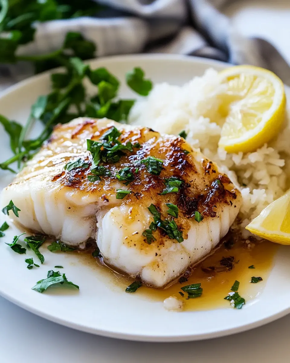 Homemade Lemon Butter Cod Recipe photo