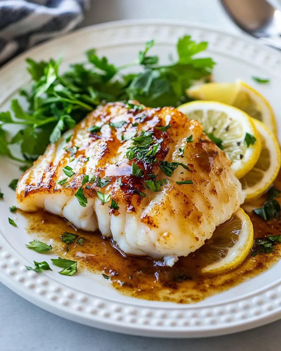 Classic Lemon Butter Cod Recipe image