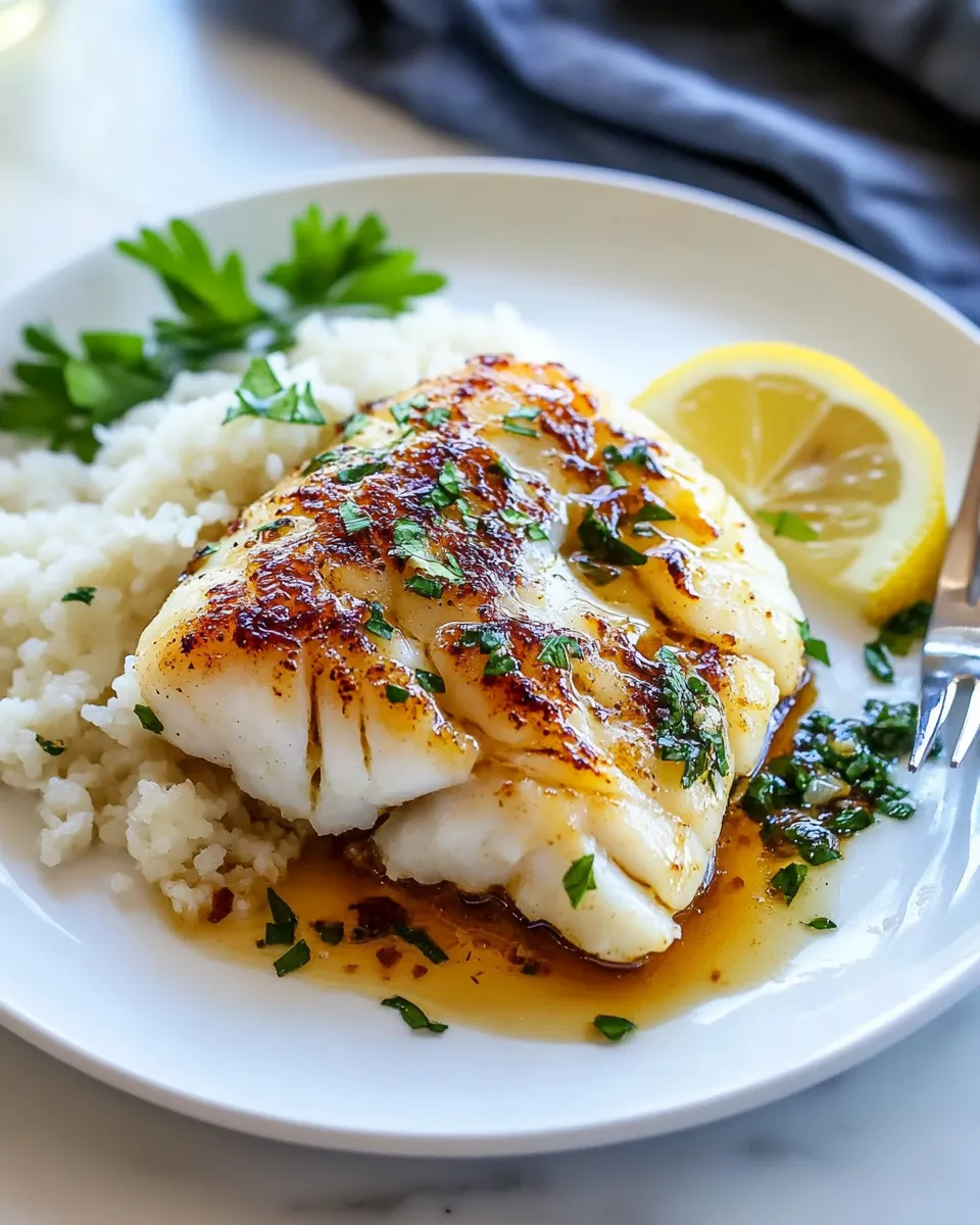 Delicious Lemon Butter Cod Recipe shot
