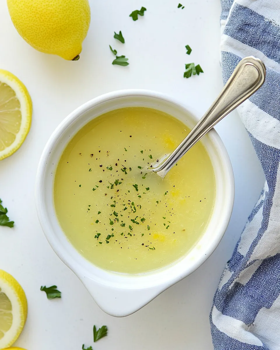 Homemade Lemon Butter Sauce photo