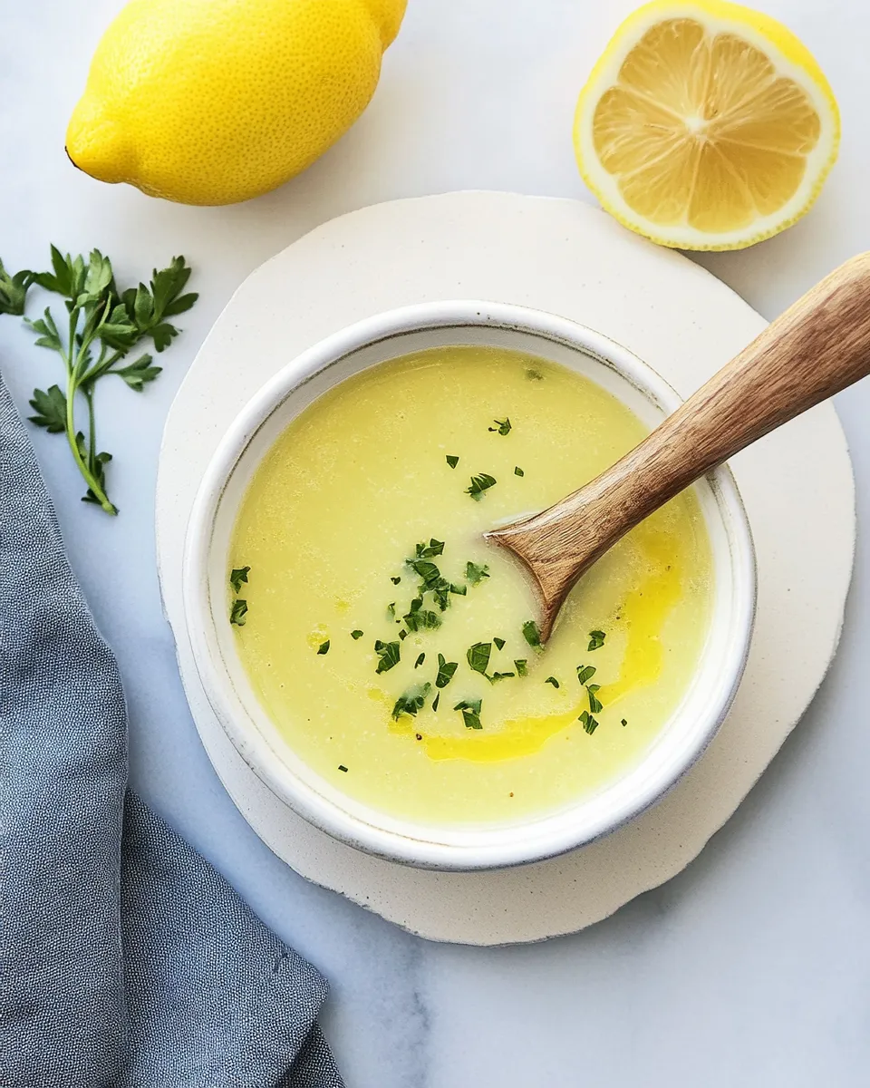 Delicious Lemon Butter Sauce shot