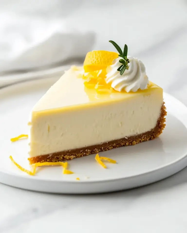 Homemade Lemon Cheesecake photo