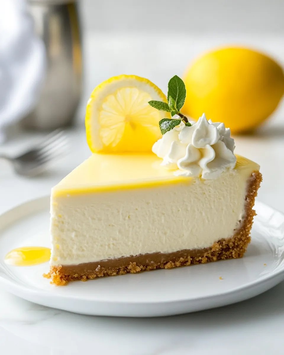 Easy Lemon Cheesecake recipe photo