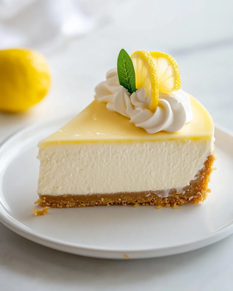 Delicious Lemon Cheesecake shot