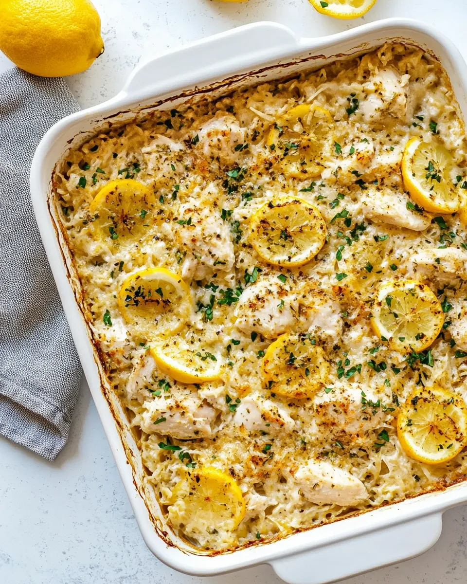 Homemade Lemon Chicken Casserole photo