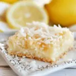 Homemade Lemon Coconut Bars photo