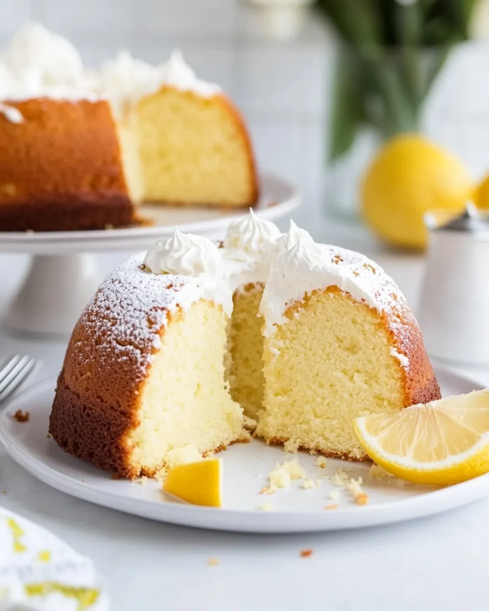 Classic Lemon Cream Cheese Pound Cake image