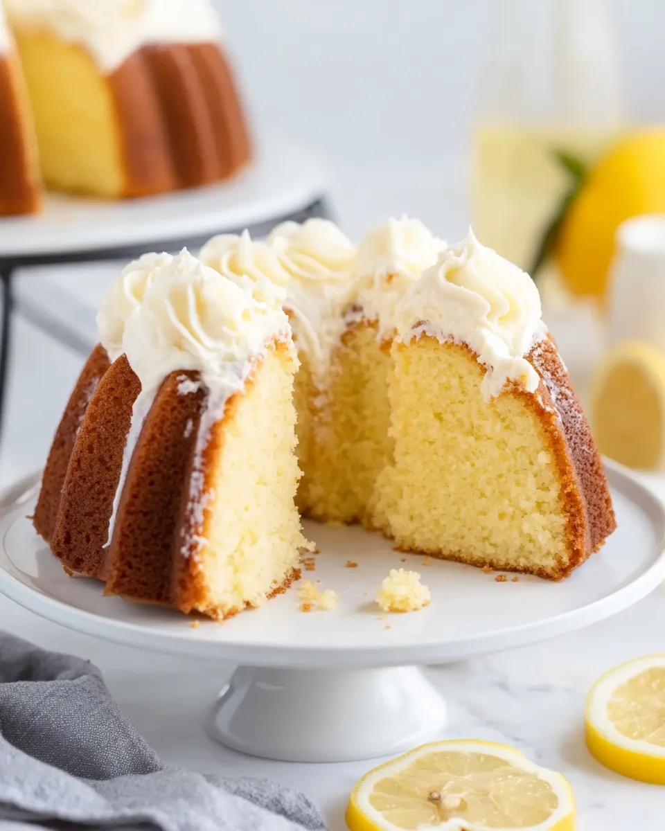 Easy Lemon Cream Cheese Pound Cake recipe photo