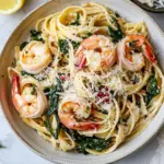 Homemade Lemon Garlic Parmesan Shrimp Pasta photo