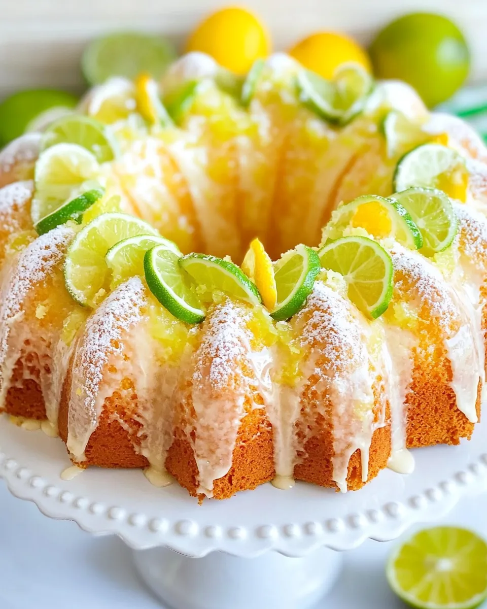 Classic Lemon Lime Bundt Cake image