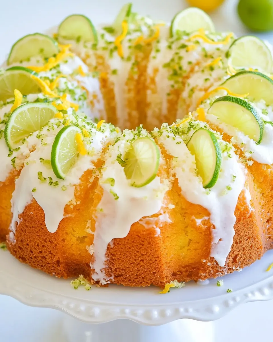 Easy Lemon Lime Bundt Cake recipe photo