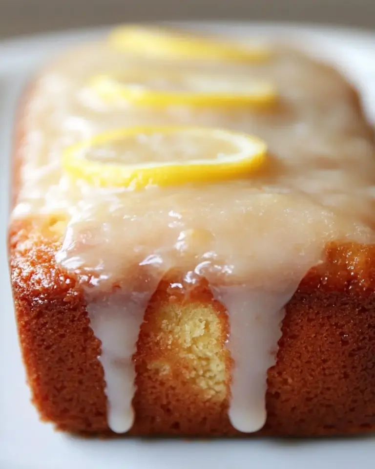Homemade Lemon Loaf Cake photo