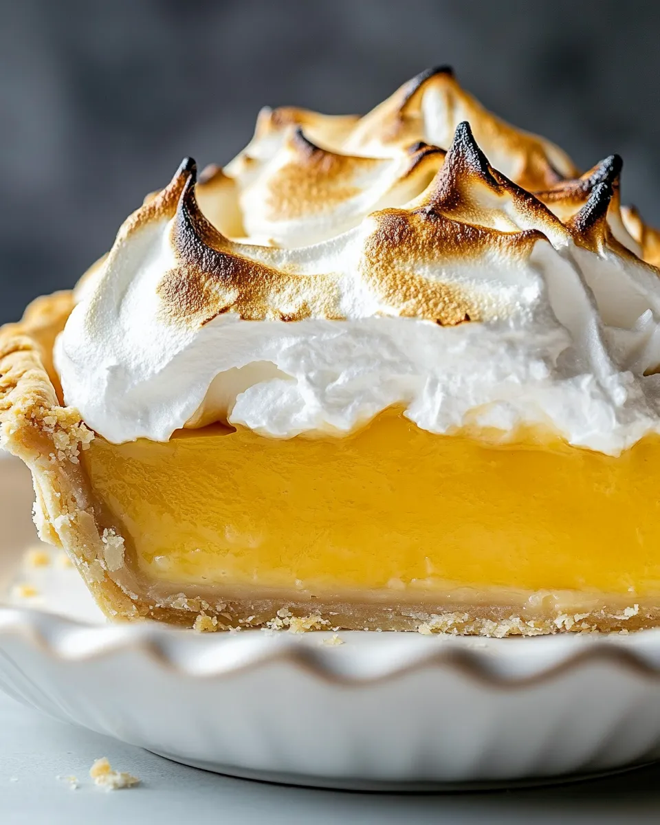 Easy Lemon Meringue Pie (Make Ahead!) recipe photo