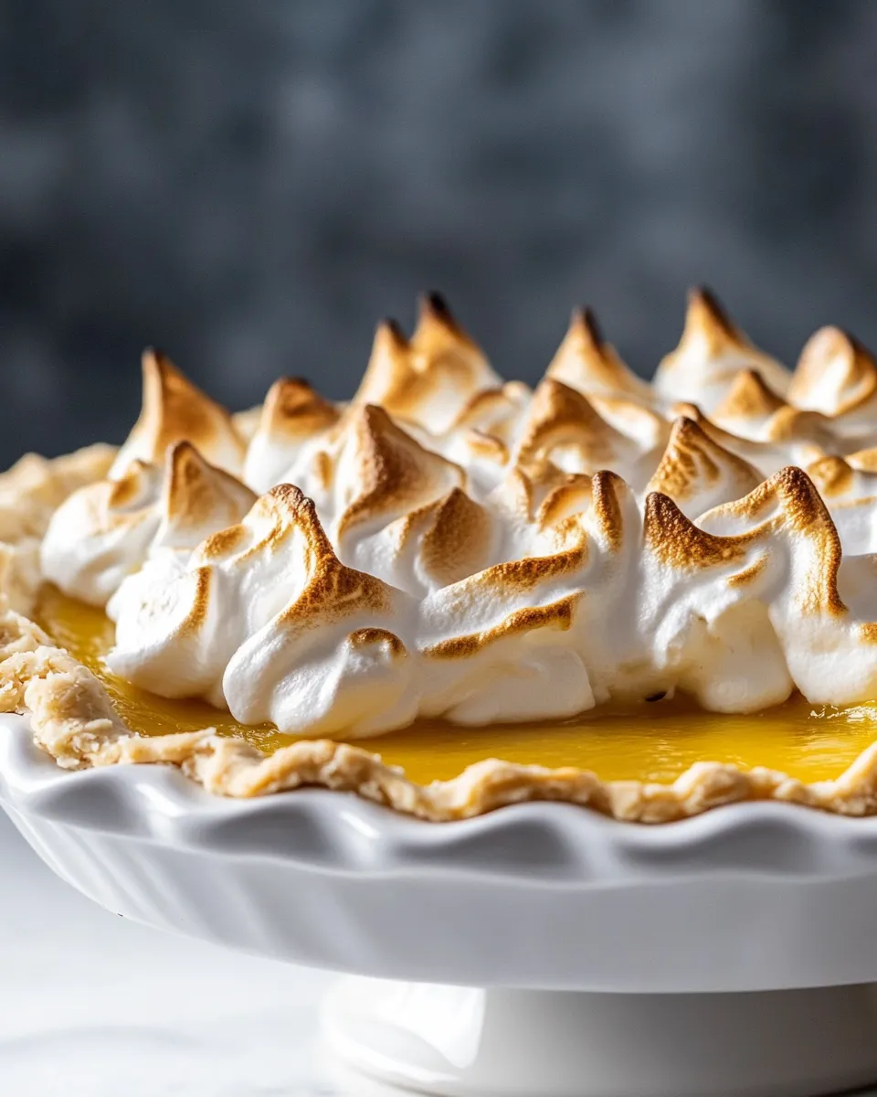 Delicious Lemon Meringue Pie (Make Ahead!) shot