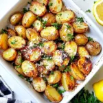 Homemade Lemon Parmesan Roasted Potatoes photo