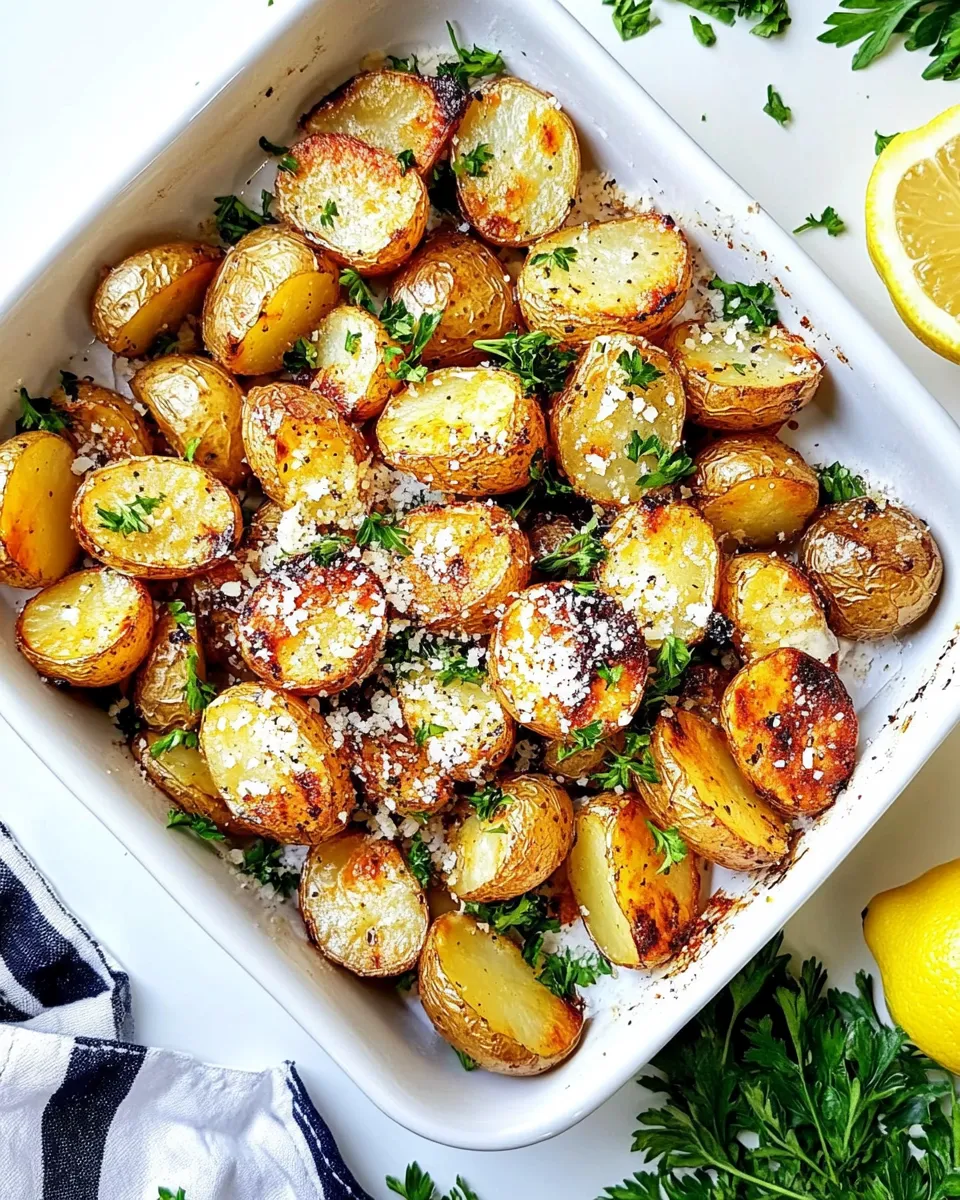 Homemade Lemon Parmesan Roasted Potatoes photo