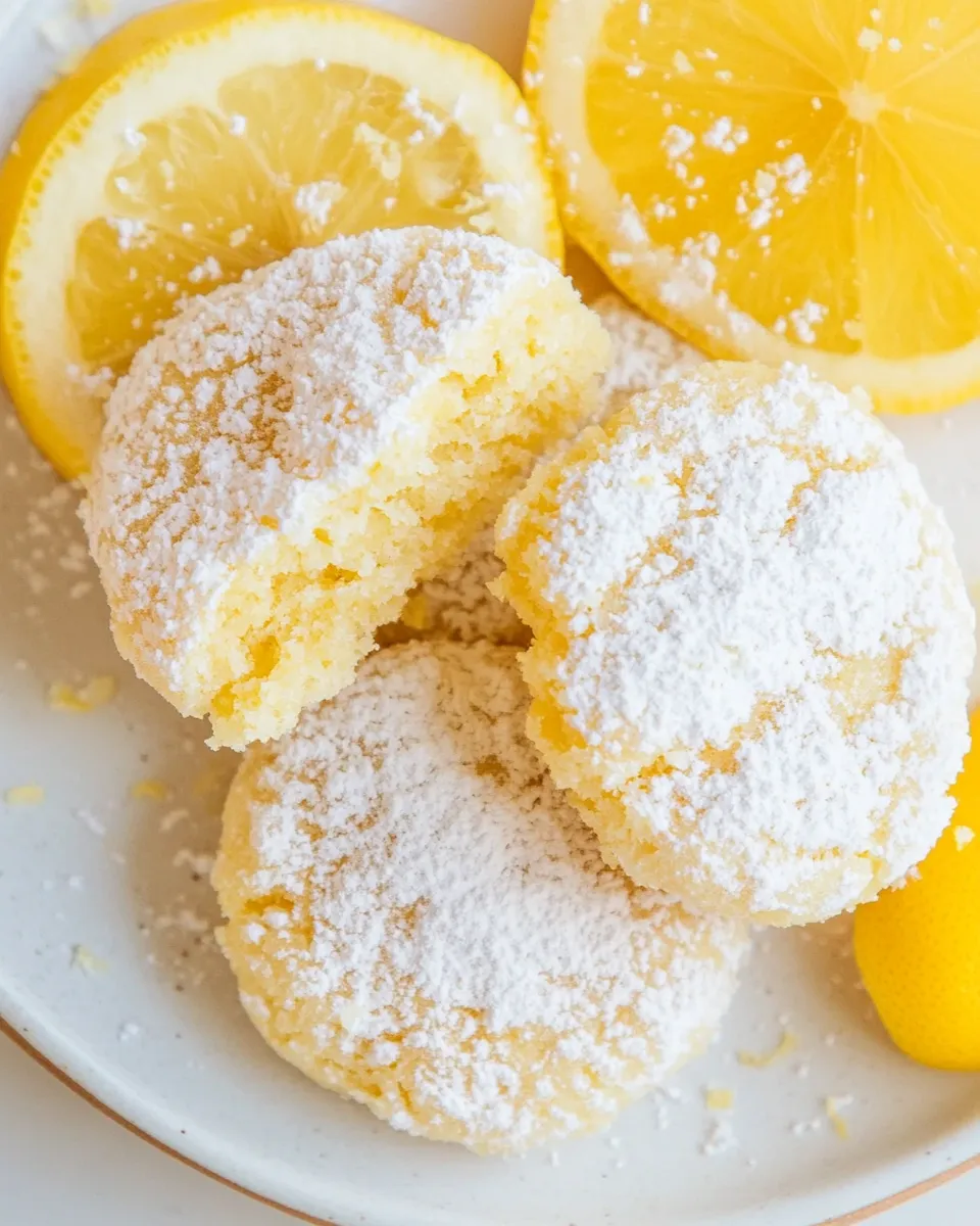 Homemade Lemon Pixie Cookies photo
