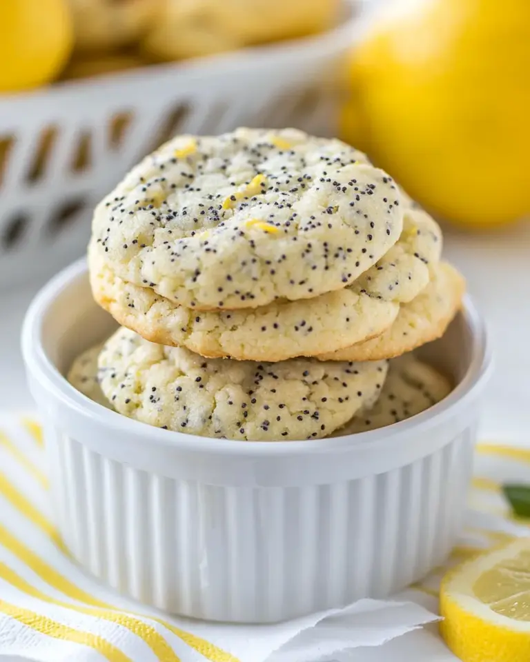 Homemade Lemon Poppy Seed Muffin Mix Cookies photo