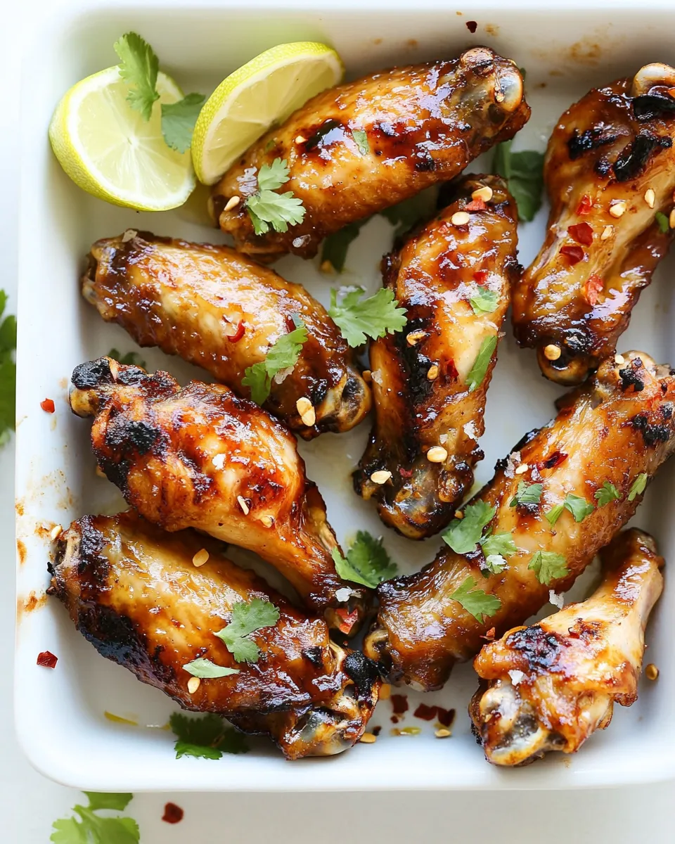 Homemade Lemongrass Wings recipe photo