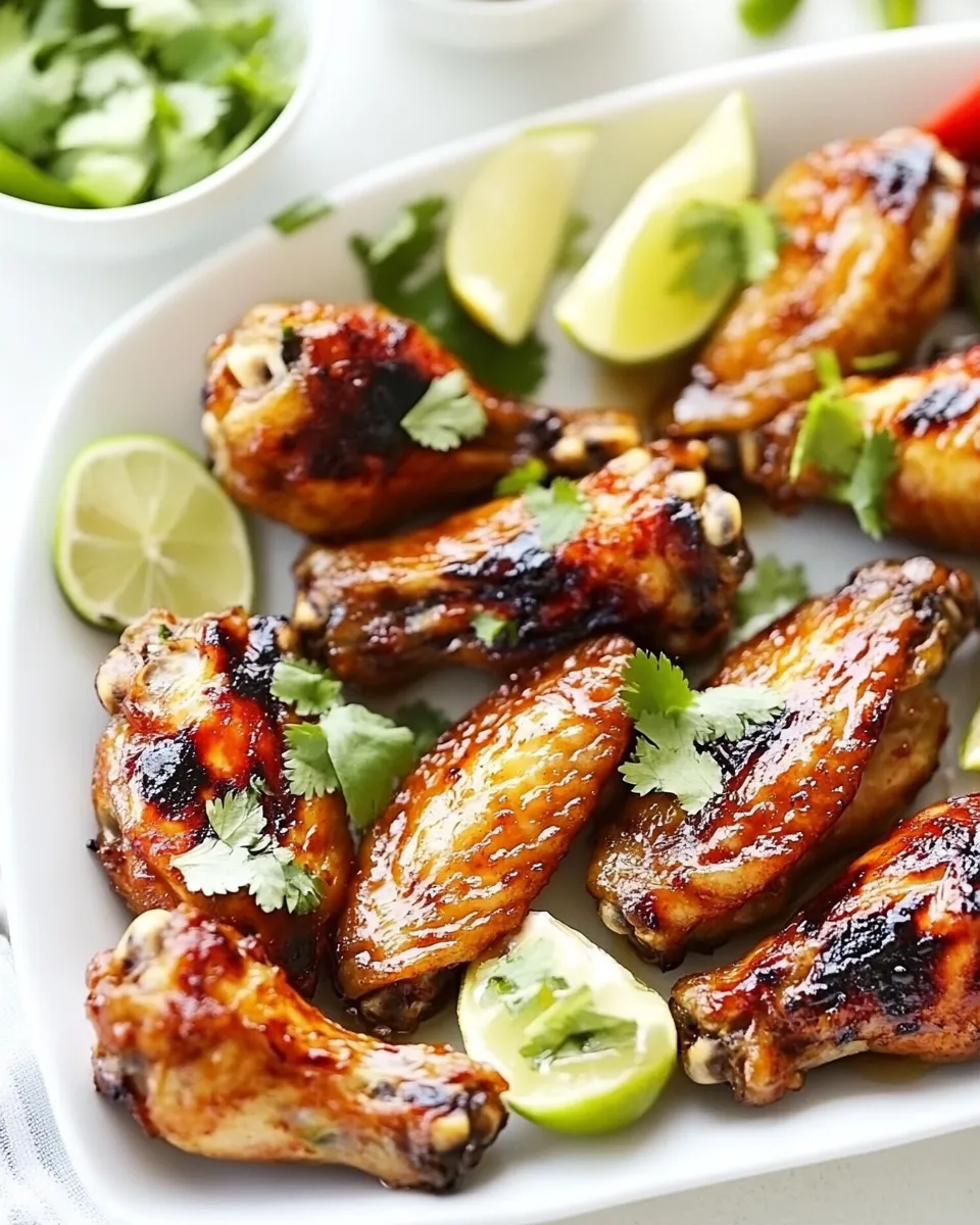 Savory Lemongrass Wings shot