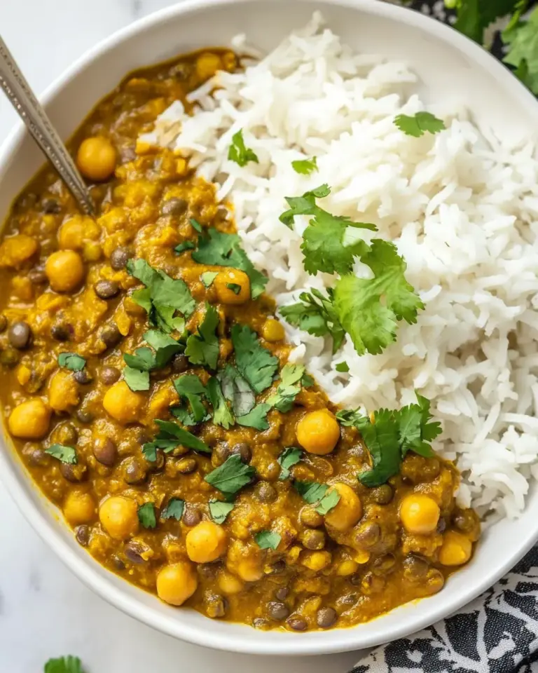 Homemade Lentil Chickpea Curry photo