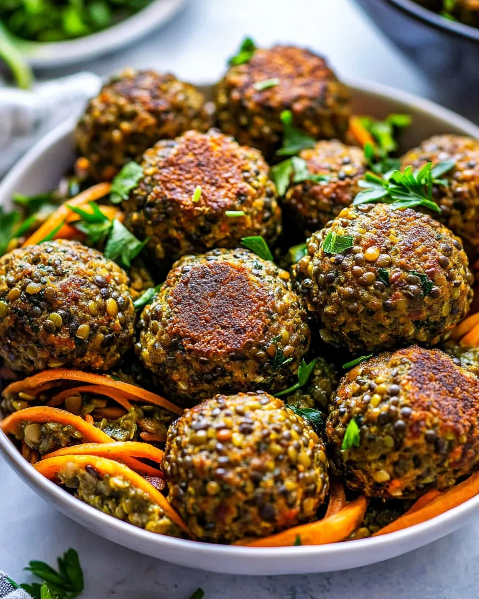 Classic Lentil Meatballs image