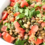 Homemade Lentil Salad with Capers and Balsamic-Dijon Dressing photo