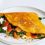 Homemade Light & Fluffy Vegan Omelette photo